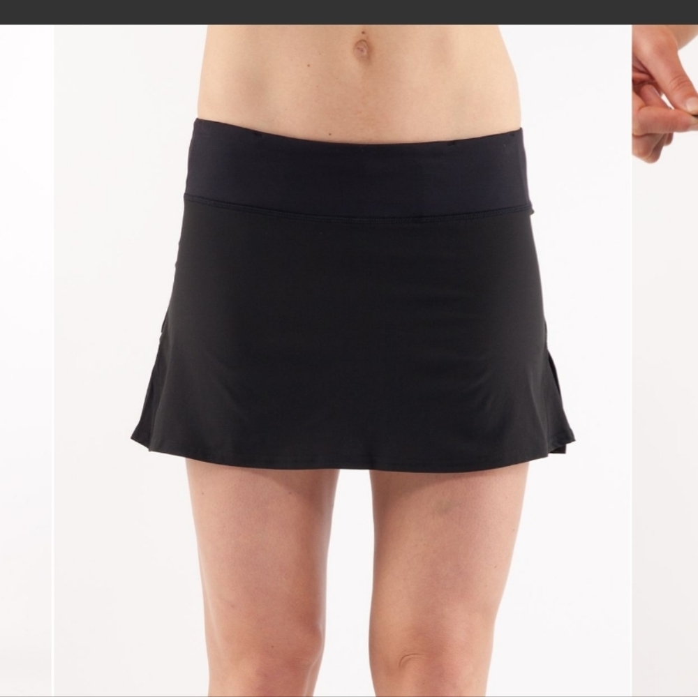 lululemon athletica Run Pace Setter Skirt - Black